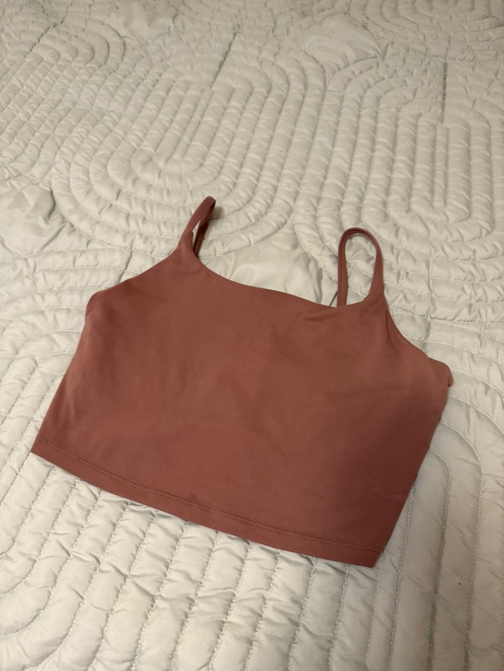 Avia Rust Pink Cropped Camisole Tank